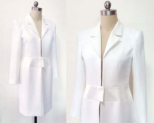 Cream wool fall Duchess of sussex white minimalistic Meghan Coat
