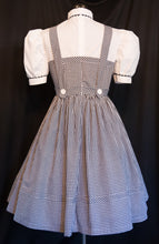 Load image into Gallery viewer, Black and White Dress Costume OZ Custom Child Size DOROTHY Costume AUTHENTIC Reproduction