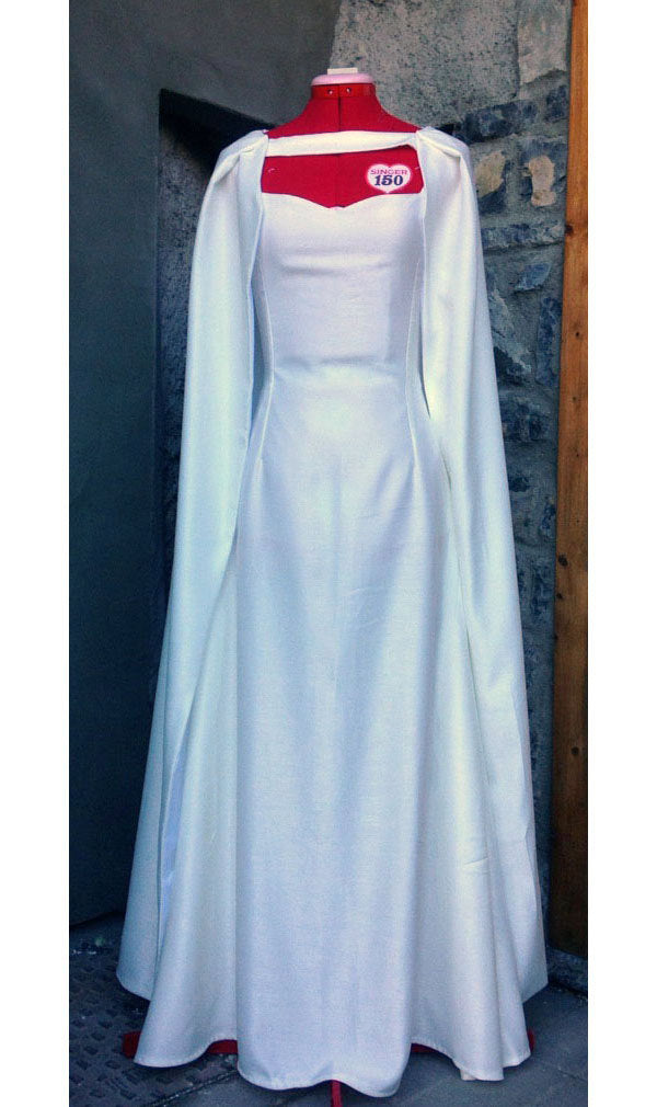 Daenerys Targaryen Game of Thrones 4th season white costume cosplay   MJcostume