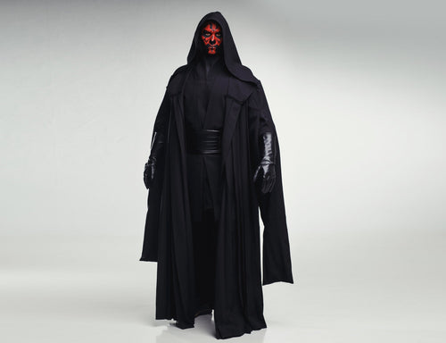 Darth Maul Cosplay costume from Star Saga sith lord dark side of the Force Galactic Empire power imperial Republic Grand Army