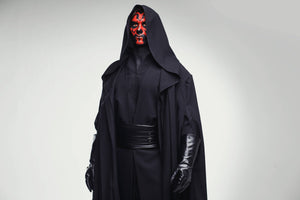 Darth Maul Cosplay costume from Star Saga sith lord dark side of the Force Galactic Empire power imperial Republic Grand Army