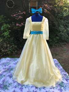 Adult Anastasia Inspired Yellow Ball Gown Once Upon a December Dress