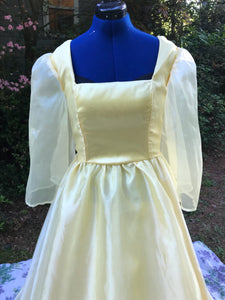 Adult Anastasia Inspired Yellow Ball Gown Once Upon a December Dress