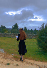 Load image into Gallery viewer, Tailor dark cottagecore gothic victorian Delicate sound of the night dress