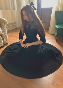 Tailor dark cottagecore gothic victorian Delicate sound of the night dress