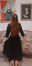 Load image into Gallery viewer, Tailor dark cottagecore gothic victorian Delicate sound of the night dress