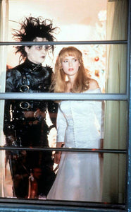 Designer Edward Scissorhands White Midi Beautiful Dress