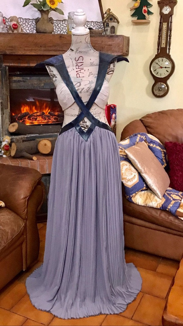 daenerys targaryen cut out dress Season 4 Cosplay Costume Diamond Cut Out Danenerys Dress – MJcostume