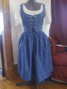 Dirndl set - Includes bodice, skirt, blouse, apron.