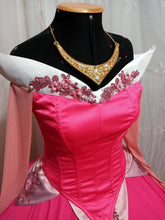 Load image into Gallery viewer, Princess Aurora Costume hoop skirt Cosplay Aurora Pink Dress