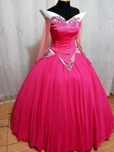 Load image into Gallery viewer, Princess Aurora Costume hoop skirt Cosplay Aurora Pink Dress