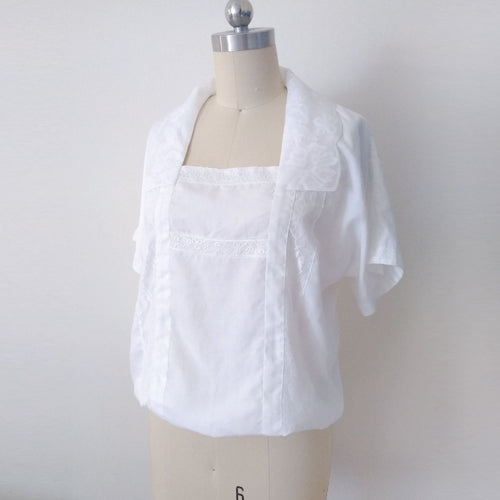 Edwardian vintage Lady Mary white Downton blouse cosplay costume