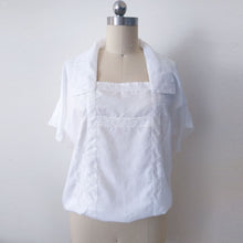 Load image into Gallery viewer, Edwardian vintage Lady Mary white Downton blouse cosplay costume