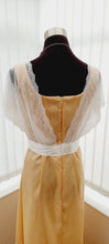 Load image into Gallery viewer, Titanic Downton Abbey vintage styled with ivory lace and Swarovski crystals Edwardian Dress
