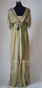 Alternative Green wedding Edwardian dress