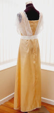 Load image into Gallery viewer, Titanic Downton Abbey vintage styled with ivory lace and Swarovski crystals Edwardian Dress
