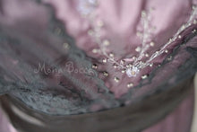 Load image into Gallery viewer, Eggplant bridesmaid Murder mystery Downton Abbey Purple amethyst dress