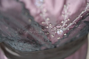 Eggplant bridesmaid Murder mystery Downton Abbey Purple amethyst dress