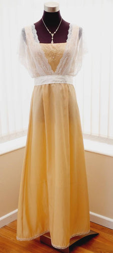 Titanic Downton Abbey vintage styled with ivory lace and Swarovski crystals Edwardian Dress