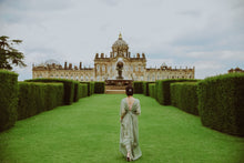 Load image into Gallery viewer, Alternative Green wedding Edwardian dress