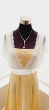 Load image into Gallery viewer, Titanic Downton Abbey vintage styled with ivory lace and Swarovski crystals Edwardian Dress