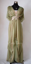 Load image into Gallery viewer, Alternative Green wedding Edwardian dress