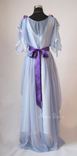 Load image into Gallery viewer, Gilded Age Downton Abbey Edwardian light blue evening dress