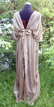 Load image into Gallery viewer, Alternative Steampunk wedding Titani Edwardian taupe dress