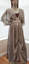 Load image into Gallery viewer, Alternative Steampunk wedding Titani Edwardian taupe dress