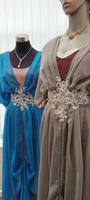Load image into Gallery viewer, Alternative Steampunk wedding Titani Edwardian taupe dress