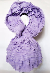 Effie Purple Ruffle Dress