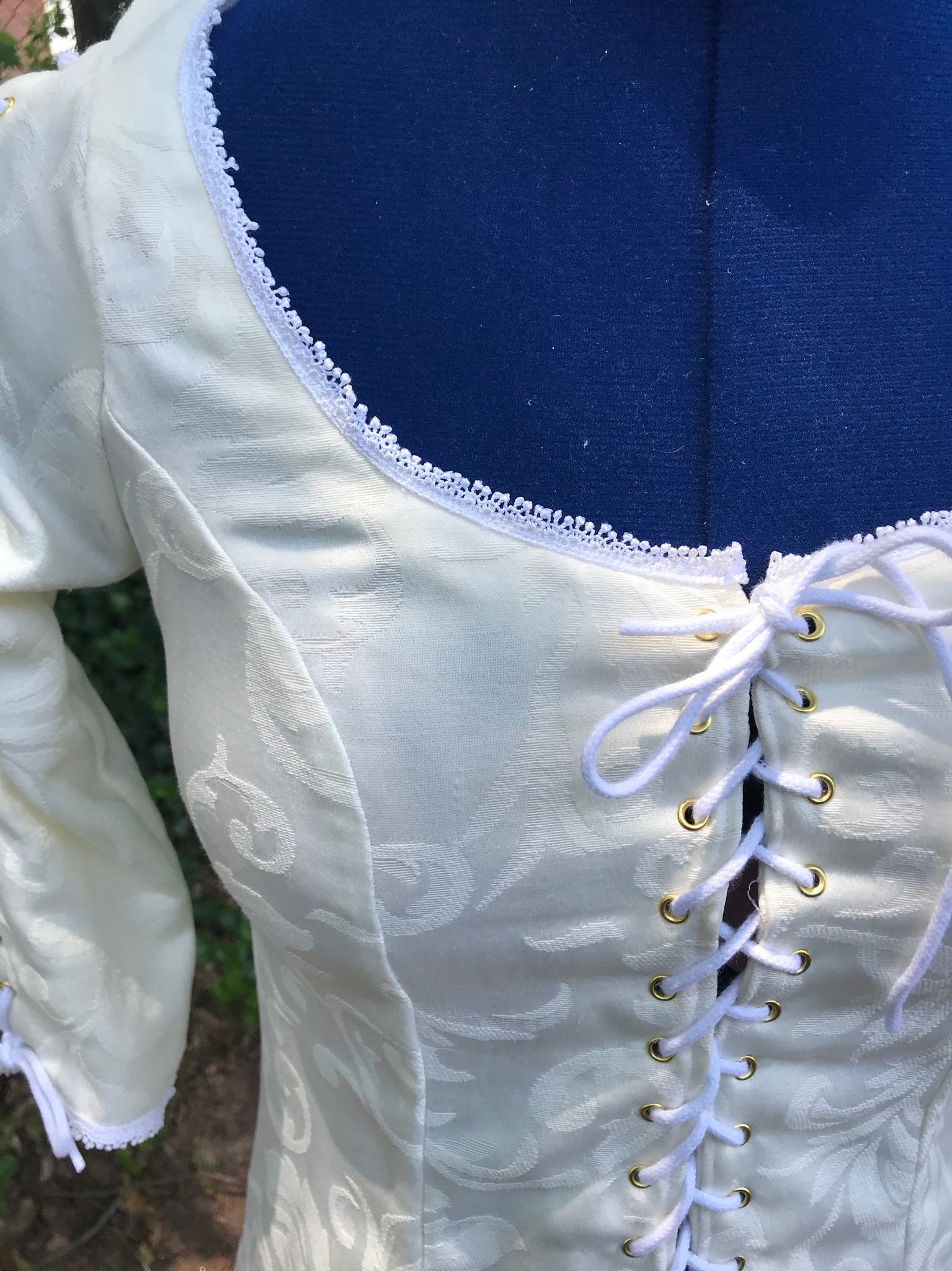 Elizabeth Swann Inspired Cream Under Dress from Pirates of the Caribbe – MJcostume Elizabeth Swann Inspired Cream Under Dress from Pirates of the Caribbe – MJcostume