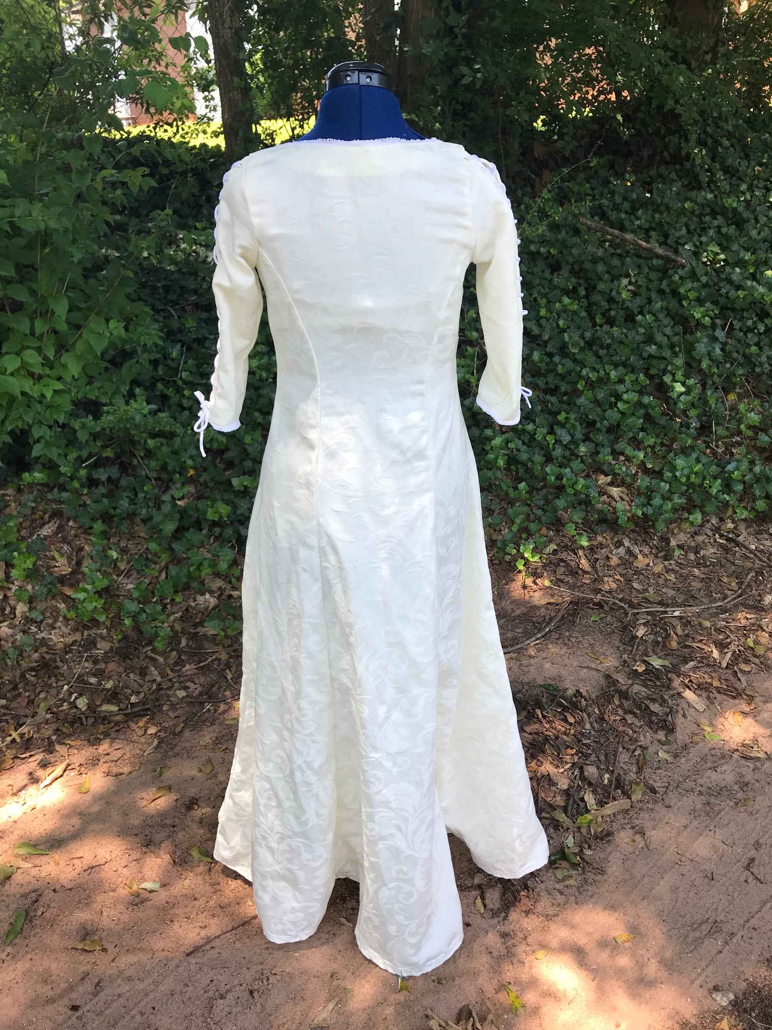 Elizabeth Swann Inspired Cream Under Dress from Pirates of the Caribbe – MJcostume Elizabeth Swann Inspired Cream Under Dress from Pirates of the Caribbe – MJcostume