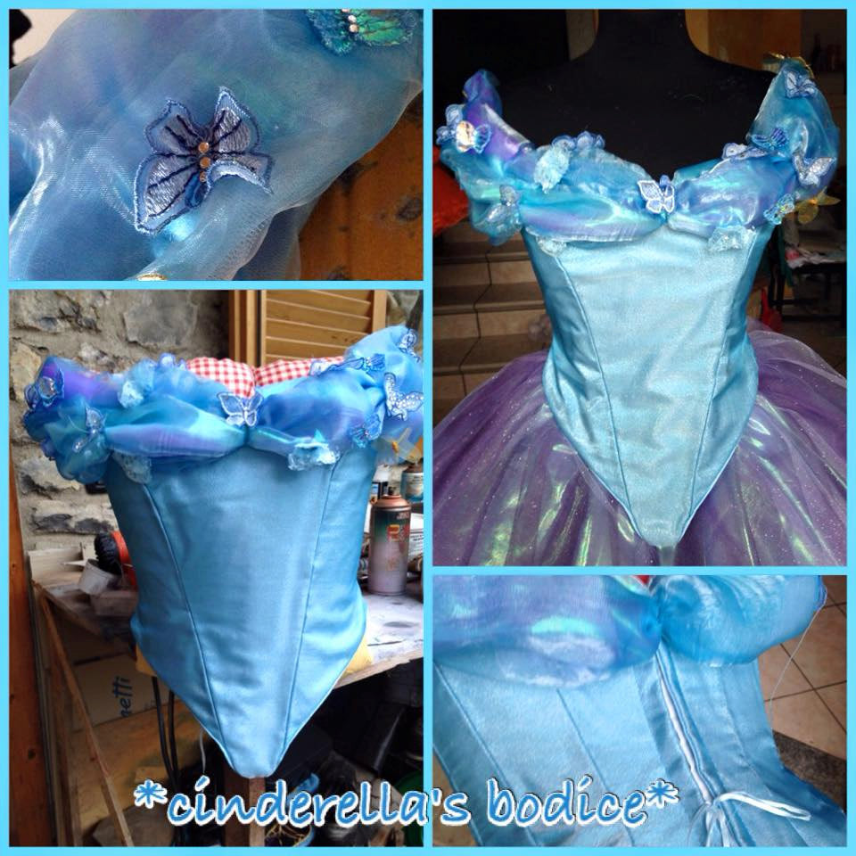 Ella Cinderella movie 2015 blue ballgown MJcostume Ella Cinderella movie 2015 blue ballgown MJcostume