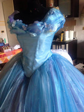 Load image into Gallery viewer, Ella Cinderella movie 2015 blue ballgown