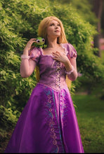 Load image into Gallery viewer, Embroidered Rapunzel Tangled costume cosplay
