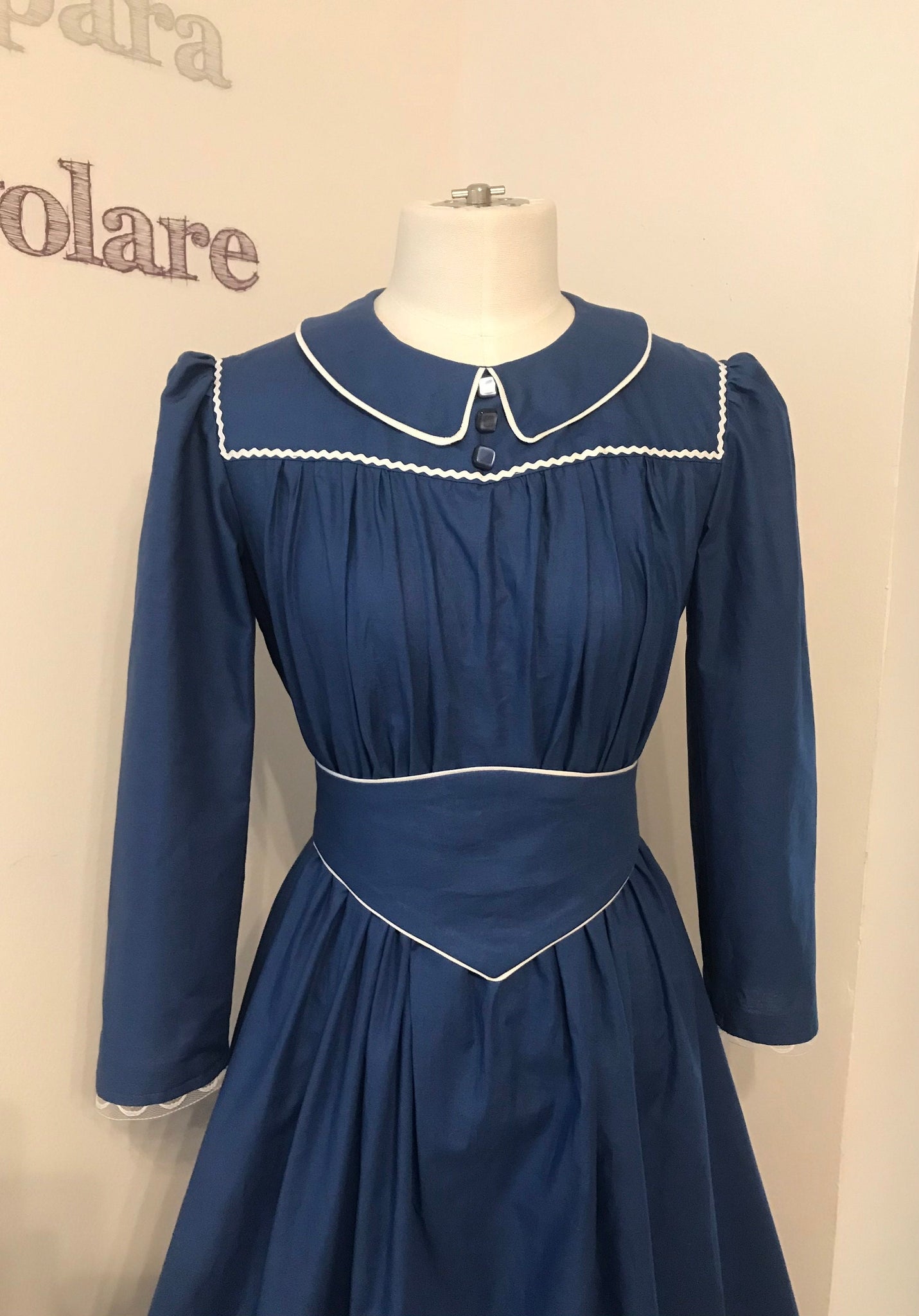 Enola Holmes blue Dress Cosplay Costume MJcostume Enola Holmes blue Dress Cosplay Costume MJcostume