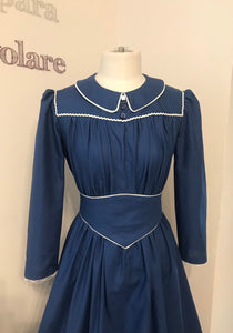 Enola Holmes blue Dress Cosplay Costume