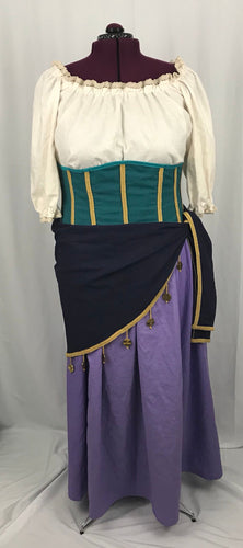 Esmeralda Adult Inspired Dress Costume Cosplay from The Hunchback of Notre Dame