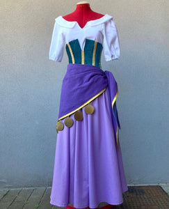 Esmeralda the hunchback of notre dame costume cosplay