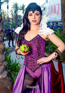 Evil Queen Costume Cosplay Corset Adult SAMPLE SALE