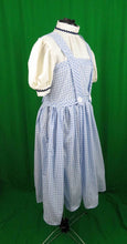 Load image into Gallery viewer, Farm girl inspired Blue &amp; White Checkered Dress Costume Cosplay Adult wizard of oz