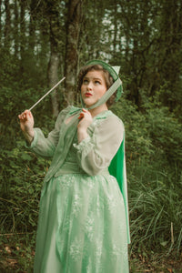 SAMPLE SALE Fauna Costume Green Fairy Cosplay Dress Female Adult