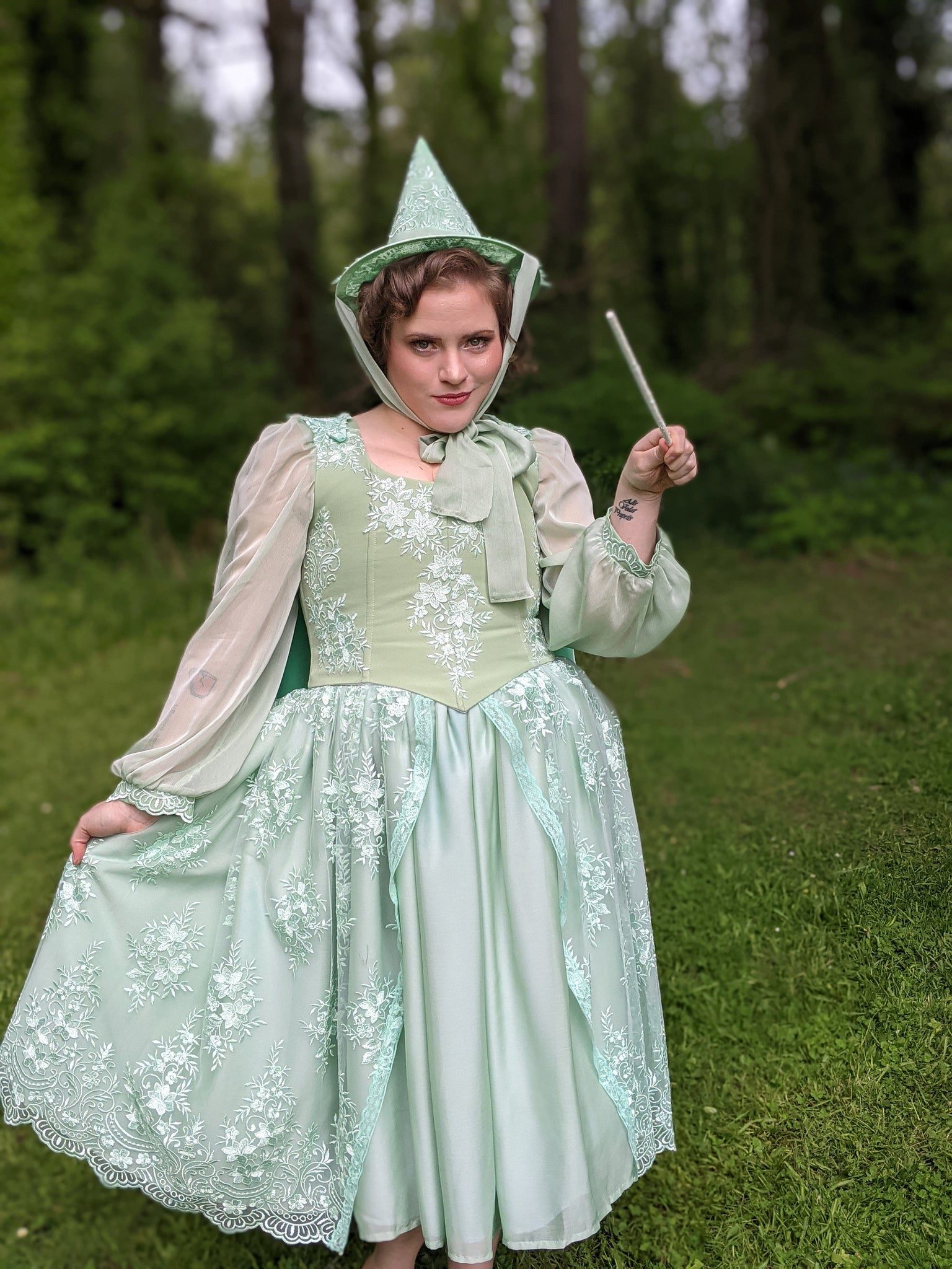 SAMPLE SALE Fauna Costume Green Fairy Cosplay Dress Female Adult MJcostume SAMPLE SALE Fauna Costume Green Fairy Cosplay Dress Female Adult MJcostume