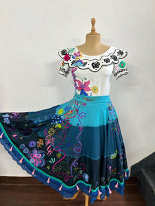 Mirabel Dress Fully embroidered inspired Cosplay costume