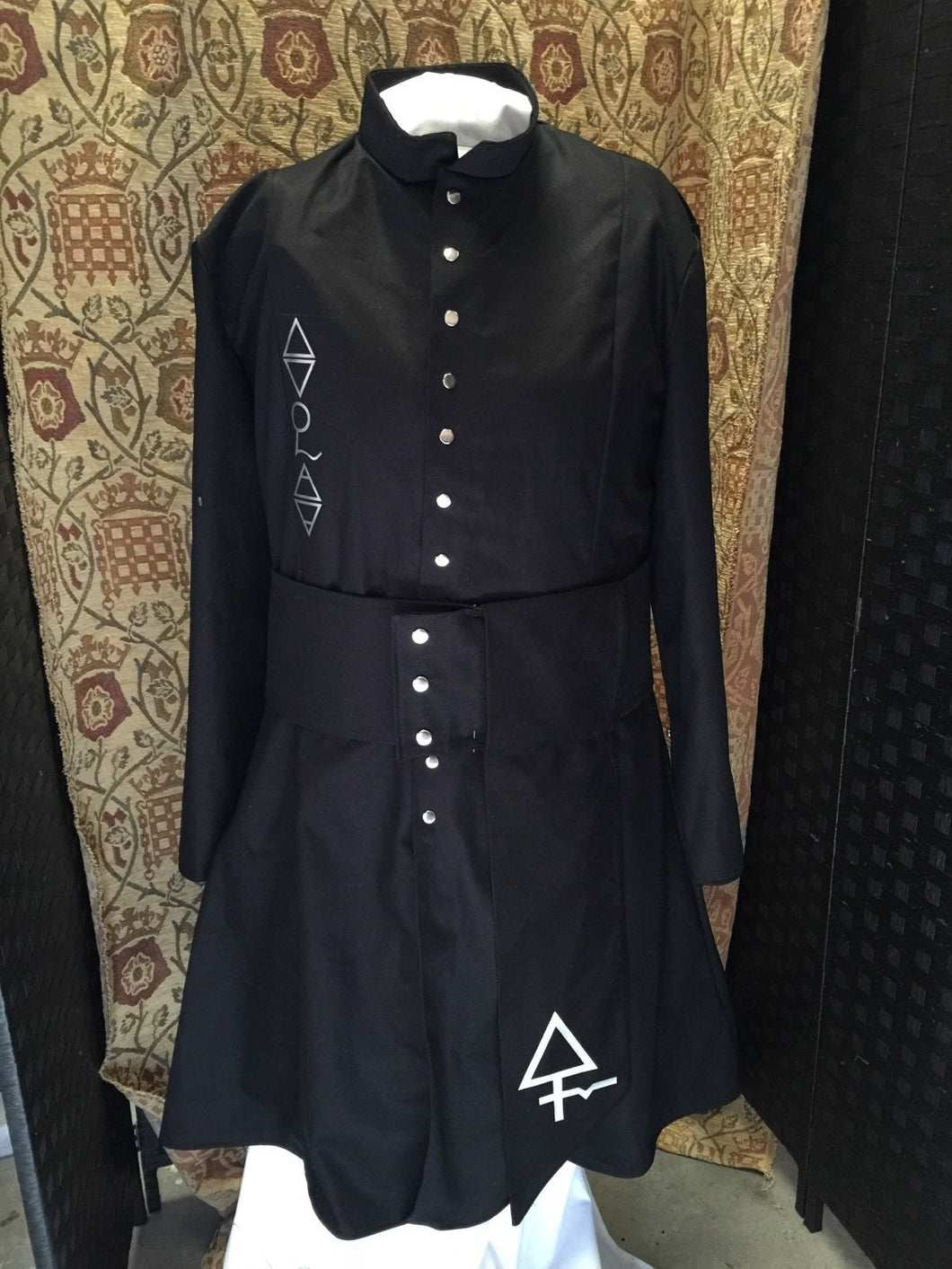 Ghost Band inspired coat including sash