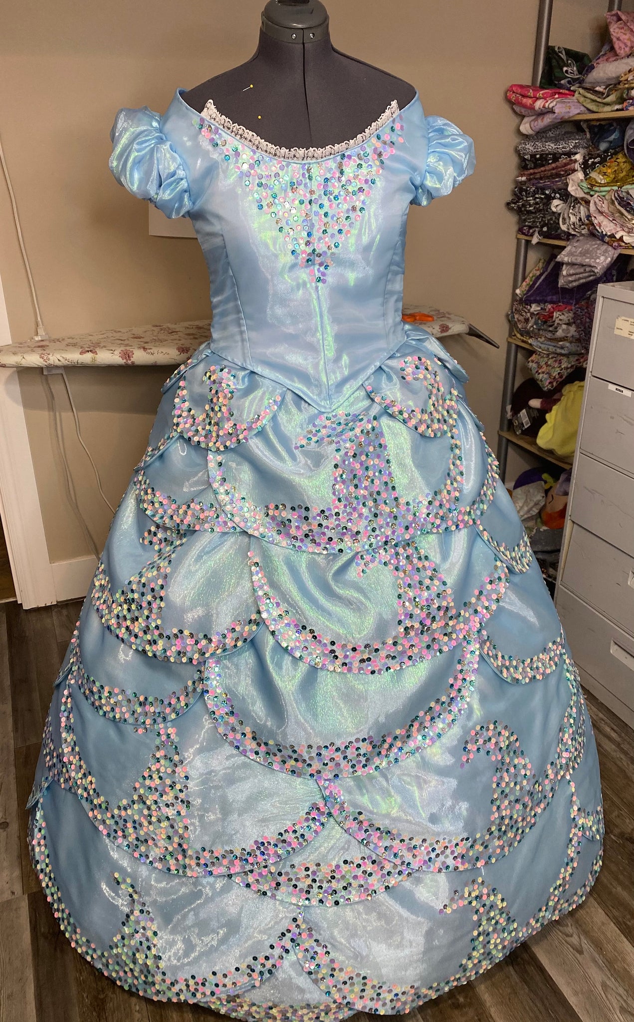 Glinda The Good Witch Wicked Cosplay Gown – MJcostume