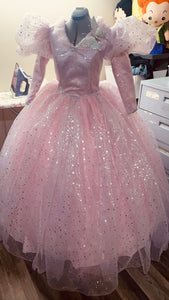 Glinda the good witch Wizard of Oz Cosplay Costume gown
