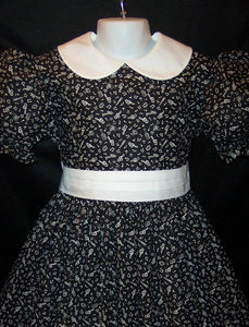 Dress Custom Girls Size Gorgeous Black Music Notes Recital