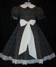 Load image into Gallery viewer, Dress Custom Girls Size Gorgeous Black Music Notes Recital